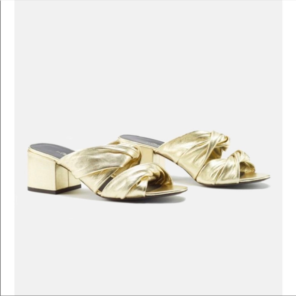 3.1 Phillip Lim Cube Twist Sandals Gold